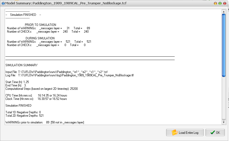 Summary / Log Viewer